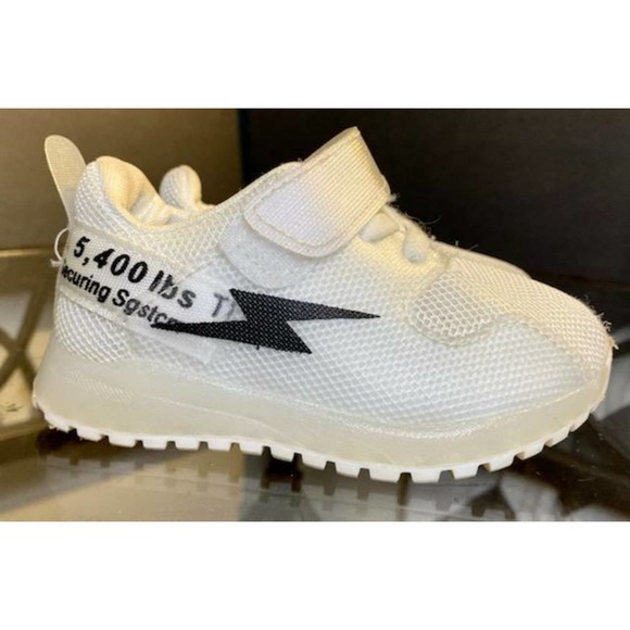 Hopscotch Boys EVA and Rubber Solid LED Shoes in White Color - Picture 4 of 5